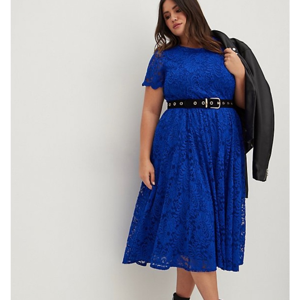 Torrid Fit & Flare Midi Dress